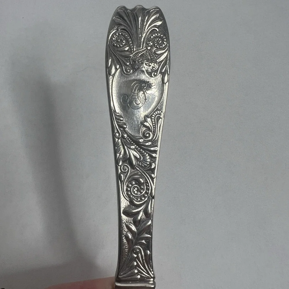 Gorham Silver Silverplate 1888 ROYAL Flat Handle Master Butter Knife Set 8 GSROY